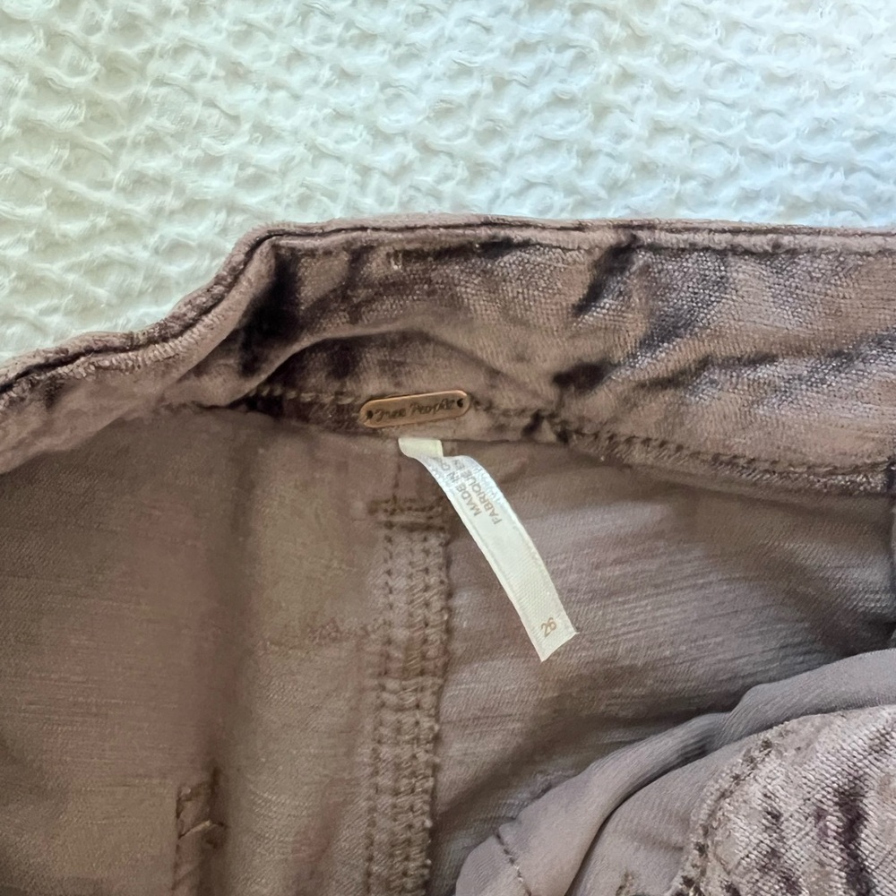 Free people velvet pants